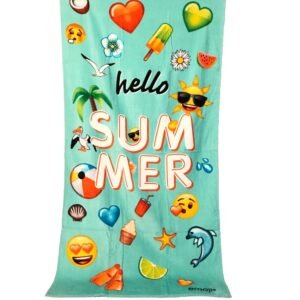 100% Cotton Colorful Custom Beach Towel